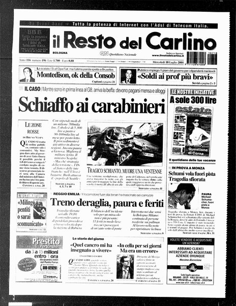 Il Resto del Carlino : giornale dell'Emilia